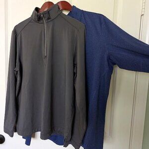 Greg Norman and Kirkland Men’s Tech Quarter-Zip Pullover – 2-Pack – Size M